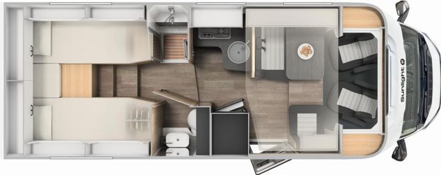 Sunlight Adventure T 68 Fiat - Autocaravana perfilada: foto 2 Sunlight Adventure T 68 Fiat - Autocaravana perfilada: foto 2