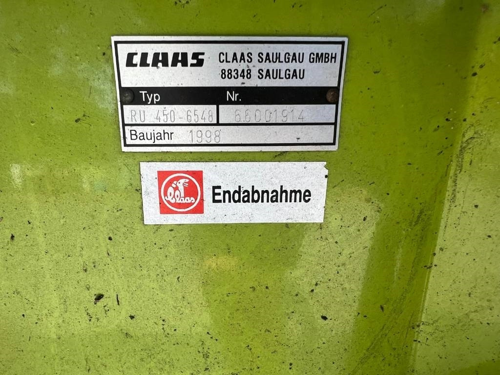 Cosechadora de forraje Claas RU 450: foto 13
