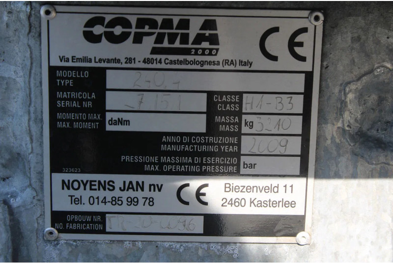 Camión grúa DAF CF 430 + COPMA 24TON/M + REMOTE + 6X2 STEERING + EURO 6: foto 9