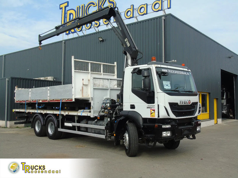 Iveco Eurotrakker 360 EEV + HIAB 144B- 2 + 6X4 + REMOTE + SPRING/BIG AXLE + EURO 5 - Camión grúa: foto 1 Iveco Eurotrakker 360 EEV + HIAB 144B- 2 + 6X4 + REMOTE + SPRING/BIG AXLE + EURO 5 - Camión grúa: foto 1