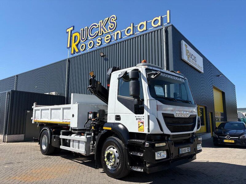 Iveco Stralis 190E31 + HIAB 111 B-2 HIDUO + 3 SIDE TIPPER + EURO 6 + 127.000km + REMOTE - Volquete camión, Camión grúa: foto 3 Iveco Stralis 190E31 + HIAB 111 B-2 HIDUO + 3 SIDE TIPPER + EURO 6 + 127.000km + REMOTE - Volquete camión, Camión grúa: foto 3