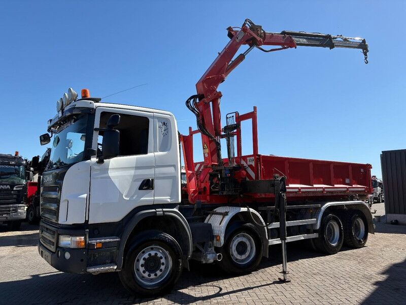 Scania G 420 + HMF 1723 K2 + 8X4 + HOOKSYSTEM + SPRING + MANUAL - Multibasculante camión, Camión grúa: foto 5 Scania G 420 + HMF 1723 K2 + 8X4 + HOOKSYSTEM + SPRING + MANUAL - Multibasculante camión, Camión grúa: foto 5
