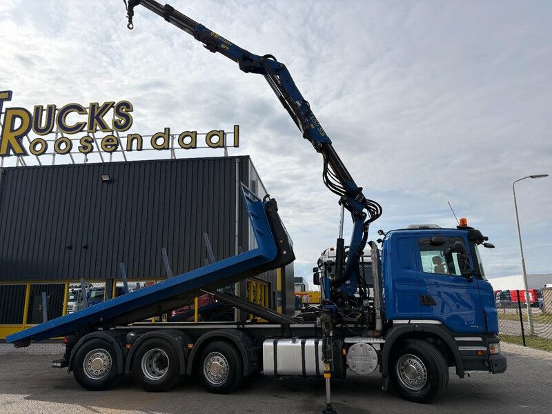 Scania G 420 + HOOK + BOB Z KRAAN 17T + 8X2 + EURO 5 - Portacontenedore/ Intercambiable camión, Camión grúa: foto 2 Scania G 420 + HOOK + BOB Z KRAAN 17T + 8X2 + EURO 5 - Portacontenedore/ Intercambiable camión, Camión grúa: foto 2