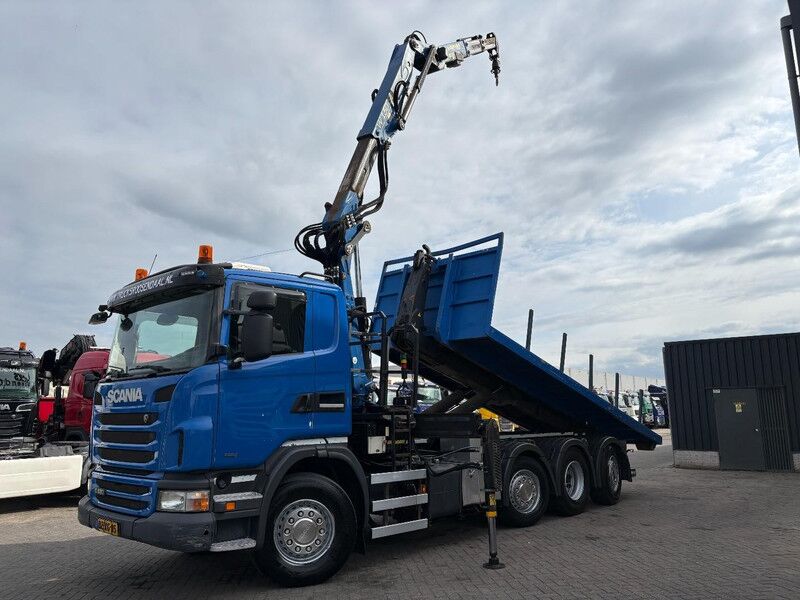 Scania G 420 + HOOK + BOB Z KRAAN 17T + 8X2 + EURO 5 - Camión grúa: foto 4 Scania G 420 + HOOK + BOB Z KRAAN 17T + 8X2 + EURO 5 - Camión grúa: foto 4