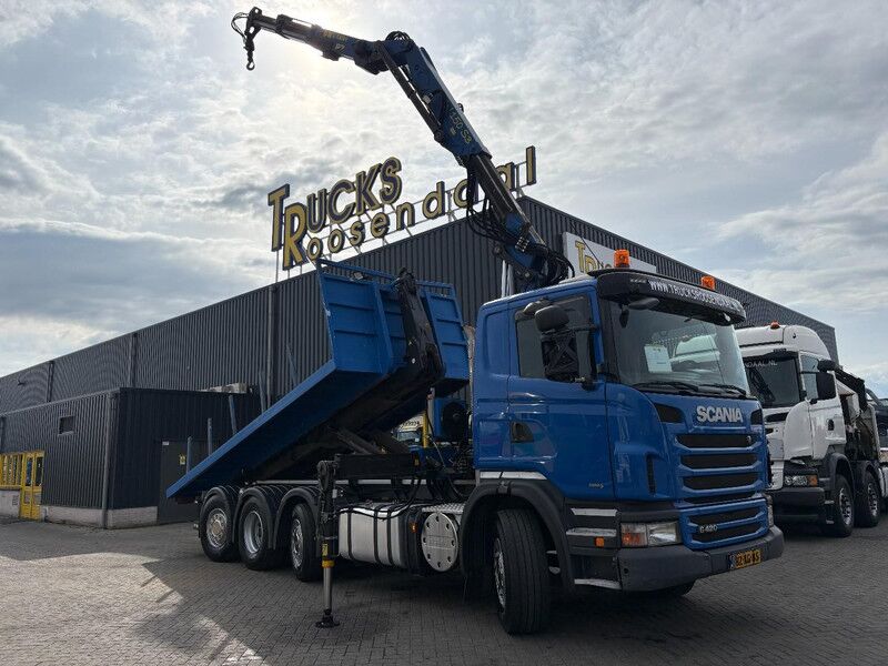 Scania G 420 + HOOK + BOB Z KRAAN 17T + 8X2 + EURO 5 - Camión grúa: foto 1 Scania G 420 + HOOK + BOB Z KRAAN 17T + 8X2 + EURO 5 - Camión grúa: foto 1