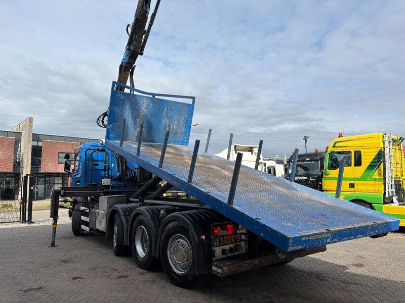 Scania G 420 + HOOK + BOB Z KRAAN 17T + 8X2 + EURO 5 - Portacontenedore/ Intercambiable camión, Camión grúa: foto 5 Scania G 420 + HOOK + BOB Z KRAAN 17T + 8X2 + EURO 5 - Portacontenedore/ Intercambiable camión, Camión grúa: foto 5