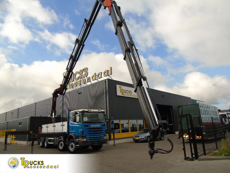 Scania G480 8x4 + palfinger crane PK74002 6x extension + JIB 4x extension - Camión grúa: foto 1 Scania G480 8x4 + palfinger crane PK74002 6x extension + JIB 4x extension - Camión grúa: foto 1