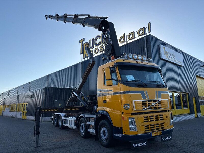 Volvo FH 400 + HIAB 377EP-5 HIPRO + 8X2 STEERING + EURO 5 + HIAB LIFT 26T + REMOTE - Camión grúa: foto 1 Volvo FH 400 + HIAB 377EP-5 HIPRO + 8X2 STEERING + EURO 5 + HIAB LIFT 26T + REMOTE - Camión grúa: foto 1