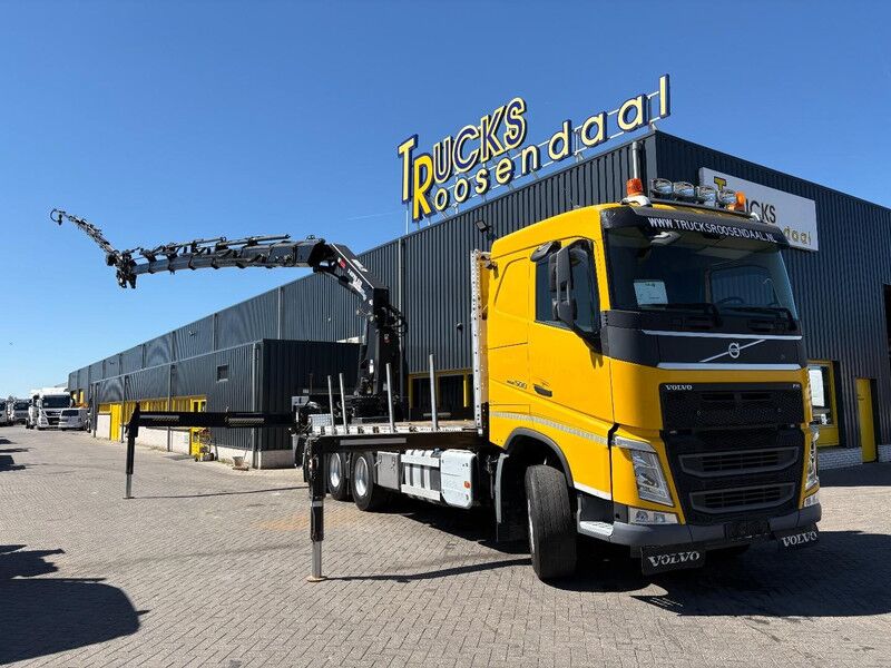 Volvo FH 500 + HIAB 638 E-6 + JIB 6x + 8X4 TRIDEM + EURO 6 + REMOTE - Camión grúa: foto 1 Volvo FH 500 + HIAB 638 E-6 + JIB 6x + 8X4 TRIDEM + EURO 6 + REMOTE - Camión grúa: foto 1