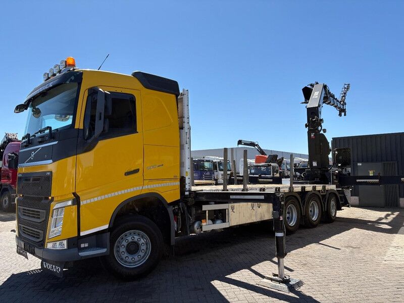 Volvo FH 500 + HIAB 638 E-6 + JIB 6x + 8X4 TRIDEM + EURO 6 + REMOTE - Camión grúa: foto 2 Volvo FH 500 + HIAB 638 E-6 + JIB 6x + 8X4 TRIDEM + EURO 6 + REMOTE - Camión grúa: foto 2