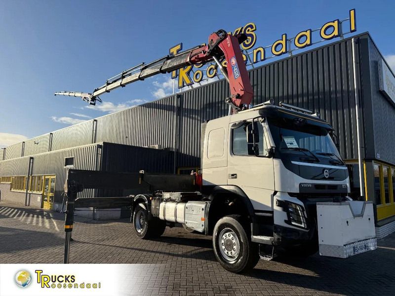 Volvo FMX 500 + 4x4 + HMF 4020 4x + JIB 4x 30 METER + REMOTE - Camión grúa: foto 1 Volvo FMX 500 + 4x4 + HMF 4020 4x + JIB 4x 30 METER + REMOTE - Camión grúa: foto 1