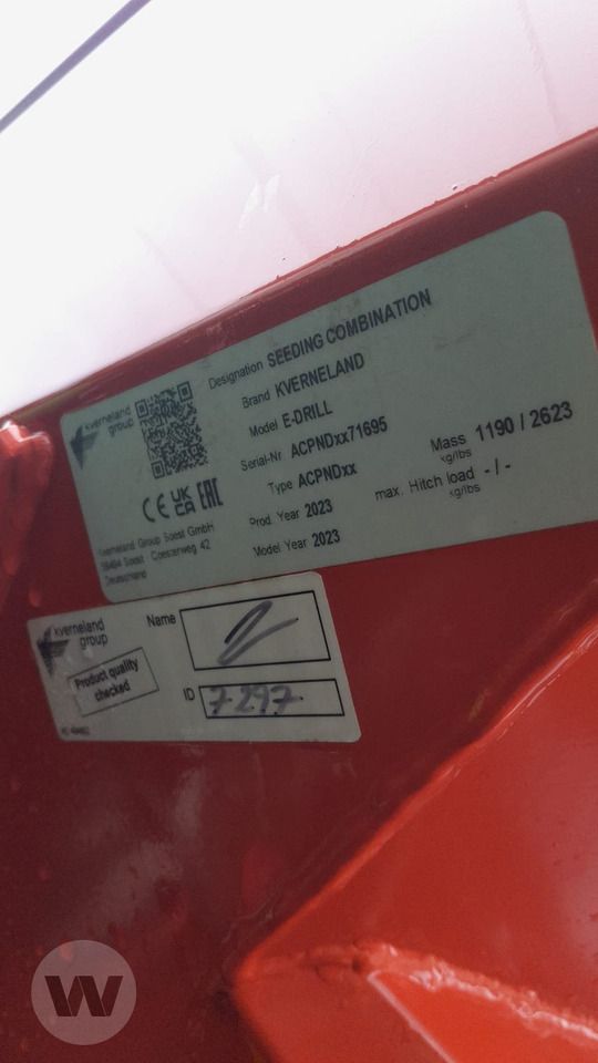 Kverneland E-Drill - Sembradora: foto 4 Kverneland E-Drill - Sembradora: foto 4