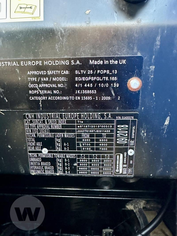 New Holland T 6.165 - Tractor: foto 3 New Holland T 6.165 - Tractor: foto 3