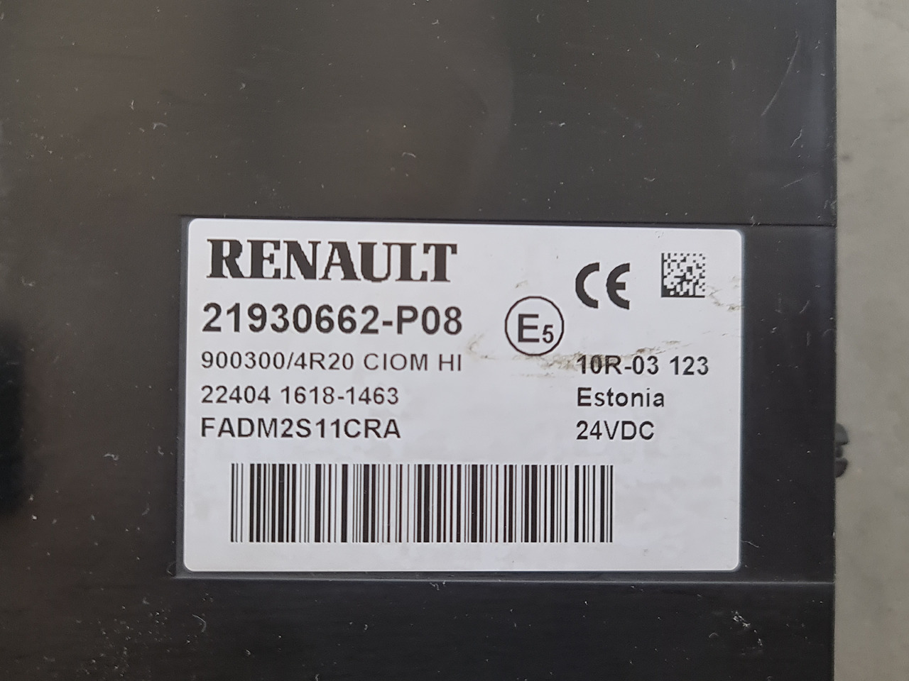 RENAULT RANGE T / CIOM HI CONTROL UNIT / 21930662-P08 - Unidad de control: foto 3 RENAULT RANGE T / CIOM HI CONTROL UNIT / 21930662-P08 - Unidad de control: foto 3