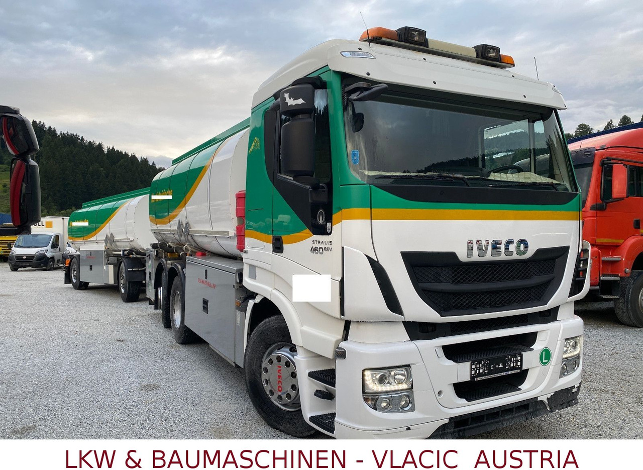 Iveco Stralis 460 Schwarzmüller Benz/Diesel Kompletzug - Cisterna camión: foto 1 Iveco Stralis 460 Schwarzmüller Benz/Diesel Kompletzug - Cisterna camión: foto 1