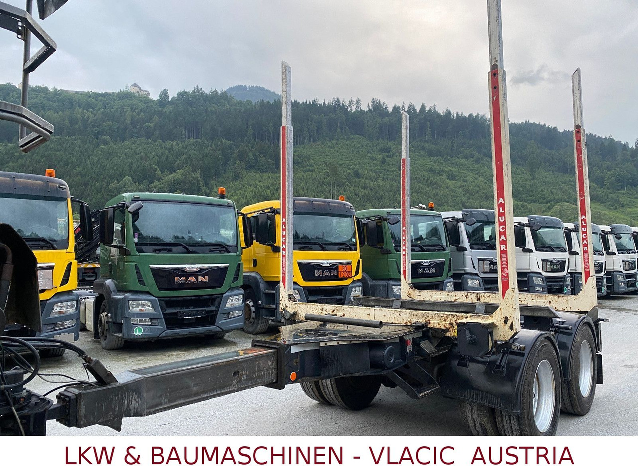 Camión forestal, Camión grúa MAN 33.500  6x6 MIT KRAN PENZ: foto 15