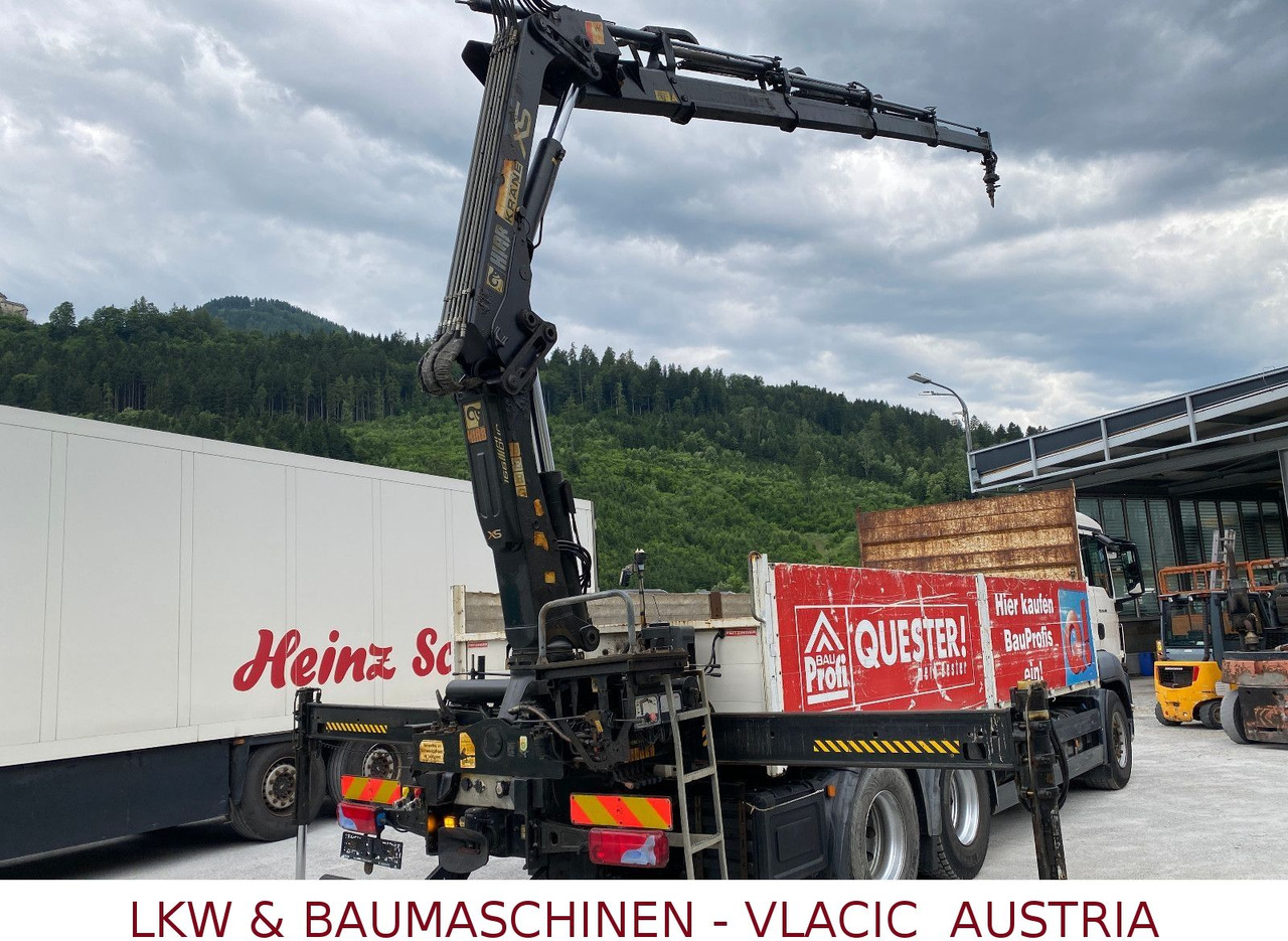 MAN TGS 26.400 6x4 mit Kran HIAB 166 - Camión caja abierta, Camión grúa: foto 5 MAN TGS 26.400 6x4 mit Kran HIAB 166 - Camión caja abierta, Camión grúa: foto 5