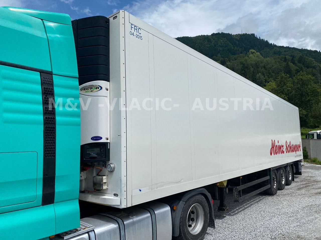 Schmitz Cargobull Kühlkoffer / Carrier 1850 - Frigorífico semirremolque: foto 1 Schmitz Cargobull Kühlkoffer / Carrier 1850 - Frigorífico semirremolque: foto 1