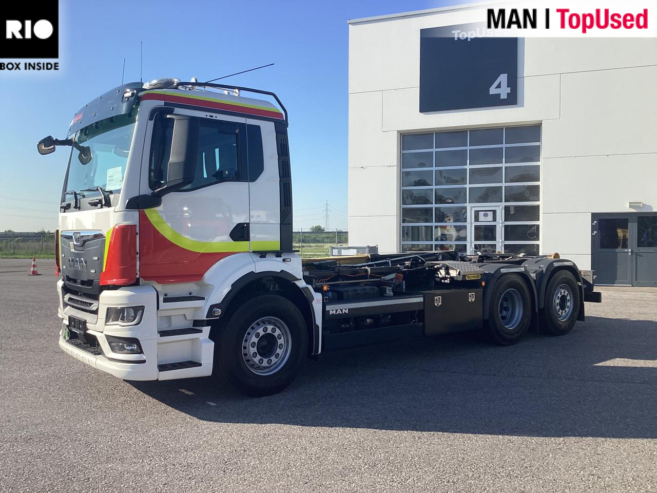 MAN TGS 26.430 6x2-4 BL CH Einsatzfahrzeug! Feuerwehr - Multibasculante camión: foto 1 MAN TGS 26.430 6x2-4 BL CH Einsatzfahrzeug! Feuerwehr - Multibasculante camión: foto 1