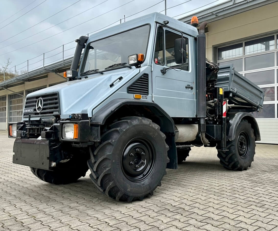 Unimog 130 - U130 418 74426 mit Kran und Winde Mer - Volquete camión: foto 3 Unimog 130 - U130 418 74426 mit Kran und Winde Mer - Volquete camión: foto 3