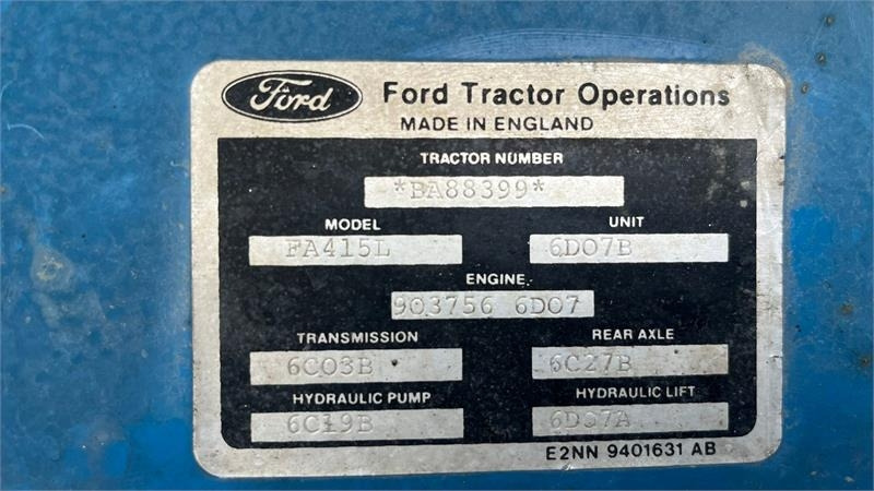 Ford 7610 F II KUN 2724 timer  - Tractor: foto 2 Ford 7610 F II KUN 2724 timer  - Tractor: foto 2