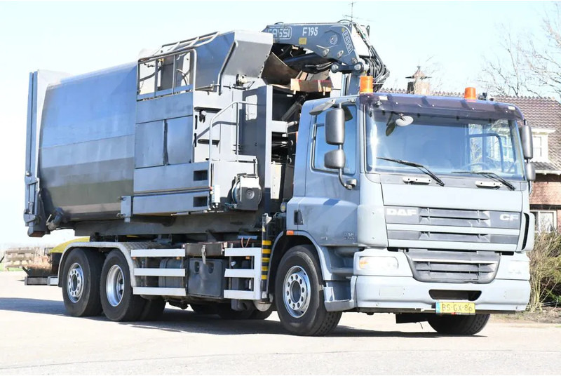 DAF CF75/310 FAN !!KRAAN/HAAK!!PERSCONTAINER!!HIGH PRESURRE CLEANING!!HOGEDRUK REINIGING!!HOCH DRUCK WASHEN SYSTEM!!REINIGING!GEJO B - Multibasculante camión, Camión grúa: foto 2 DAF CF75/310 FAN !!KRAAN/HAAK!!PERSCONTAINER!!HIGH PRESURRE CLEANING!!HOGEDRUK REINIGING!!HOCH DRUCK WASHEN SYSTEM!!REINIGING!GEJO B - Multibasculante camión, Camión grúa: foto 2