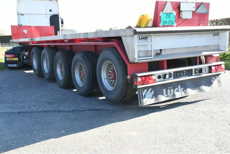 LUECK SPR75/5 5 achse BALLAST TRAILER 3x STEERAXLE!! - Semirremolque plataforma/ Caja abierta: foto 4 LUECK SPR75/5 5 achse BALLAST TRAILER 3x STEERAXLE!! - Semirremolque plataforma/ Caja abierta: foto 4