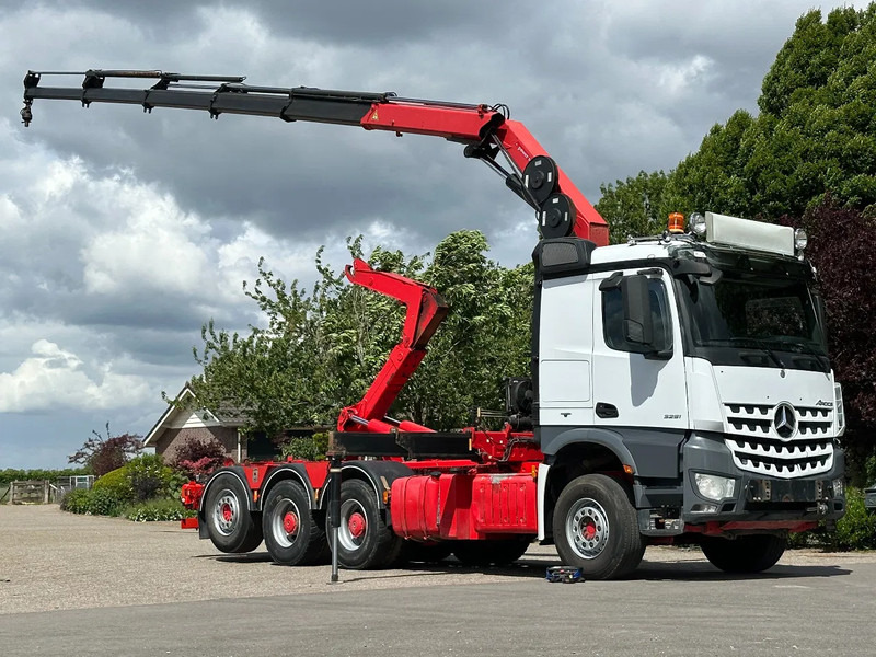 Mercedes-Benz Arocs 3251 8x4 TRIPLE!!26TM KRAAN/HAAK!!EURO6!!TOP! - Multibasculante camión, Camión grúa: foto 2 Mercedes-Benz Arocs 3251 8x4 TRIPLE!!26TM KRAAN/HAAK!!EURO6!!TOP! - Multibasculante camión, Camión grúa: foto 2