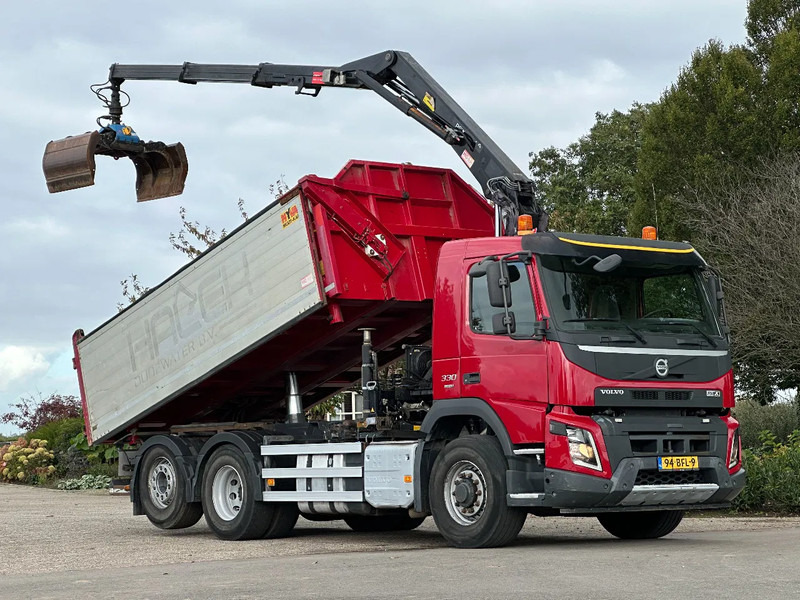 Volvo FMX 330 EURO6!!6X4!!VOORAS AANGEDREVEN!!Z-Kraan/KIPPER!! - Volquete camión, Camión grúa: foto 1 Volvo FMX 330 EURO6!!6X4!!VOORAS AANGEDREVEN!!Z-Kraan/KIPPER!! - Volquete camión, Camión grúa: foto 1