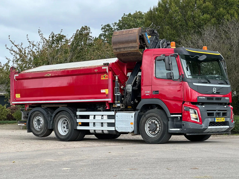 Volvo FMX 330 EURO6!!6X4!!VOORAS AANGEDREVEN!!Z-Kraan/KIPPER!! - Volquete camión, Camión grúa: foto 2 Volvo FMX 330 EURO6!!6X4!!VOORAS AANGEDREVEN!!Z-Kraan/KIPPER!! - Volquete camión, Camión grúa: foto 2