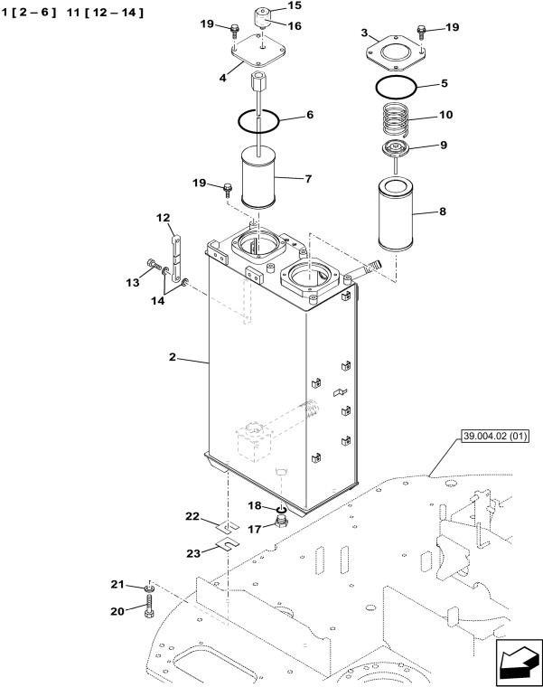 Case KAJ25830 - Depósito hidráulico para Maquinaria de construcción: foto 1 Case KAJ25830 - Depósito hidráulico para Maquinaria de construcción: foto 1