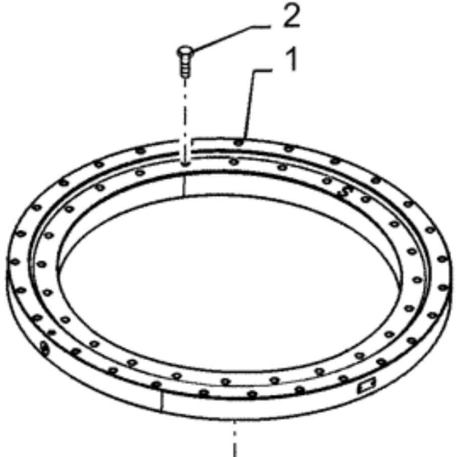 Case PS40F00003F1 - Corona de giro para Maquinaria de construcción: foto 1 Case PS40F00003F1 - Corona de giro para Maquinaria de construcción: foto 1