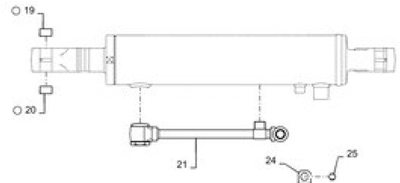 Case PW01V00073F1 - Cilindro hidráulico para Maquinaria agrícola: foto 1 Case PW01V00073F1 - Cilindro hidráulico para Maquinaria agrícola: foto 1