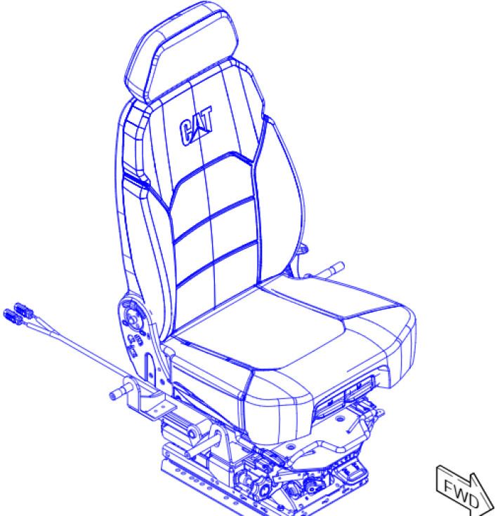 Caterpillar 5289519 - Asiento para Maquinaria de construcción: foto 4 Caterpillar 5289519 - Asiento para Maquinaria de construcción: foto 4