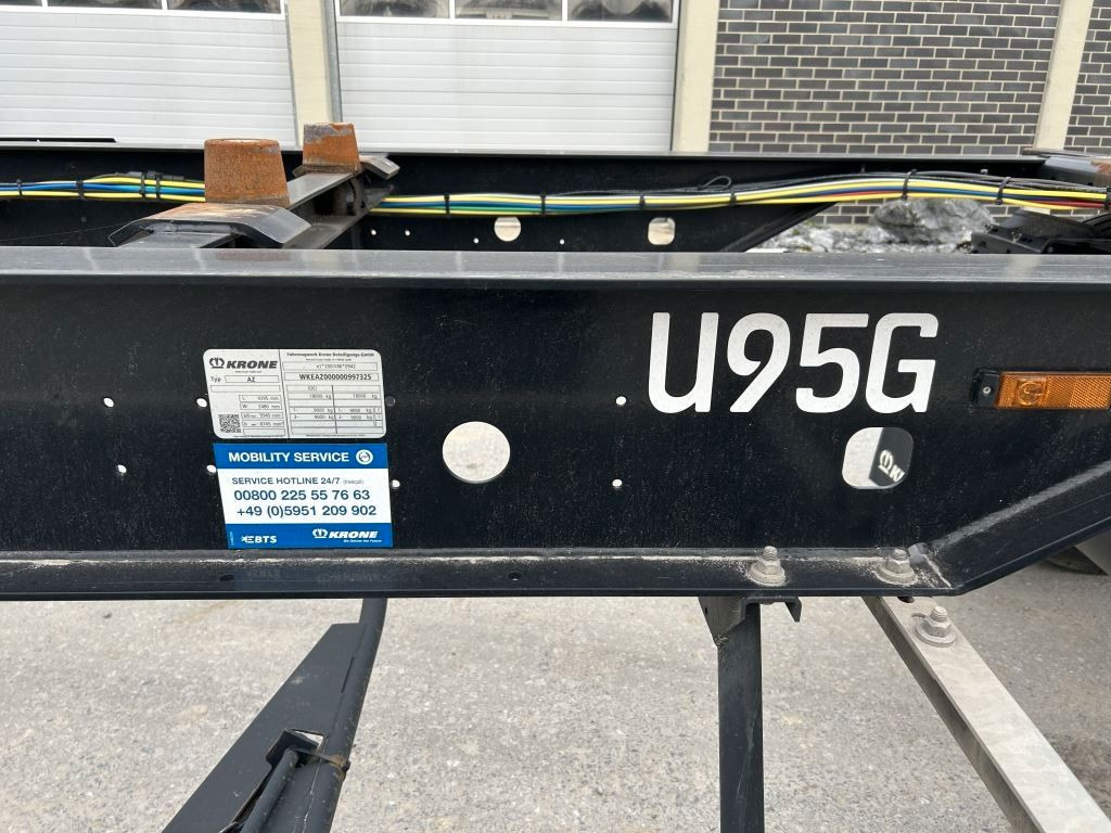 Krone 2 Achswechselfahrgestell, Typ: AZW 18 eL3B9 - Portacontenedore/ Intercambiable remolque: foto 3 Krone 2 Achswechselfahrgestell, Typ: AZW 18 eL3B9 - Portacontenedore/ Intercambiable remolque: foto 3