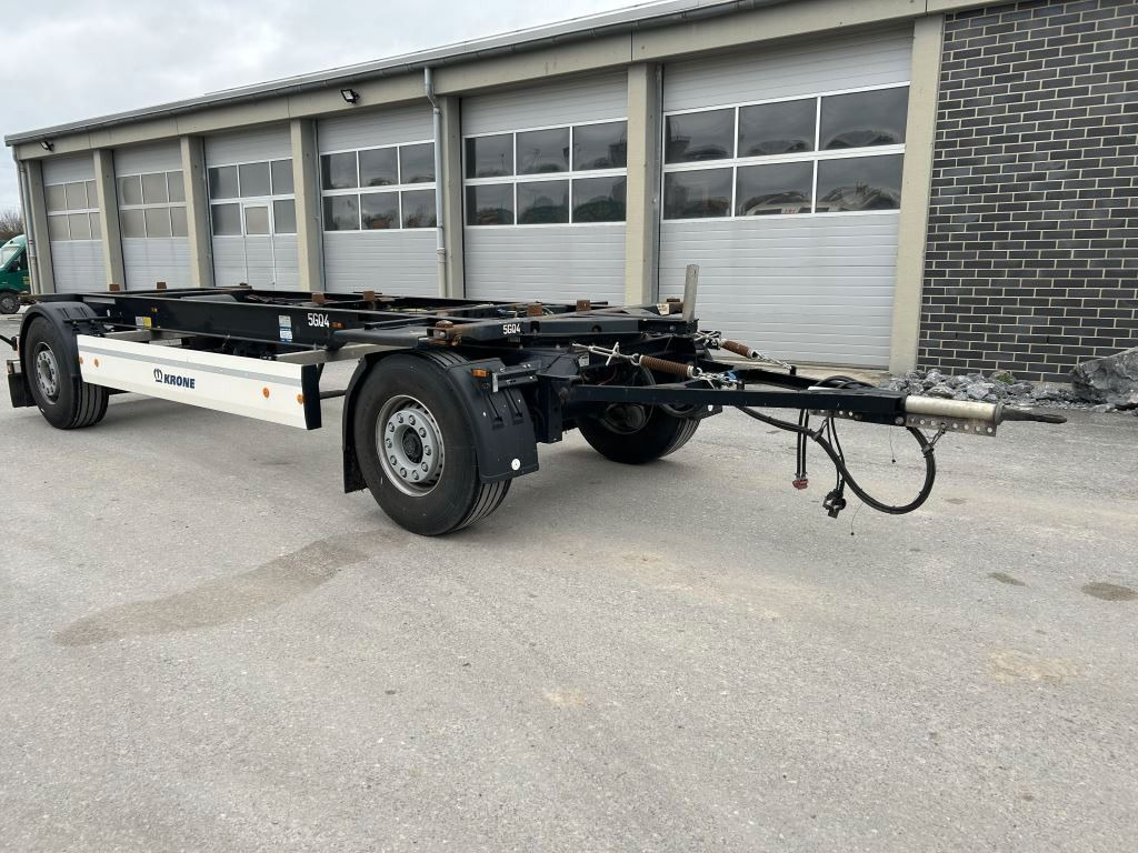 Krone 2 Achswechselfahrgestell, Typ: AZW 18 eL3B9 - Portacontenedore/ Intercambiable remolque: foto 4 Krone 2 Achswechselfahrgestell, Typ: AZW 18 eL3B9 - Portacontenedore/ Intercambiable remolque: foto 4