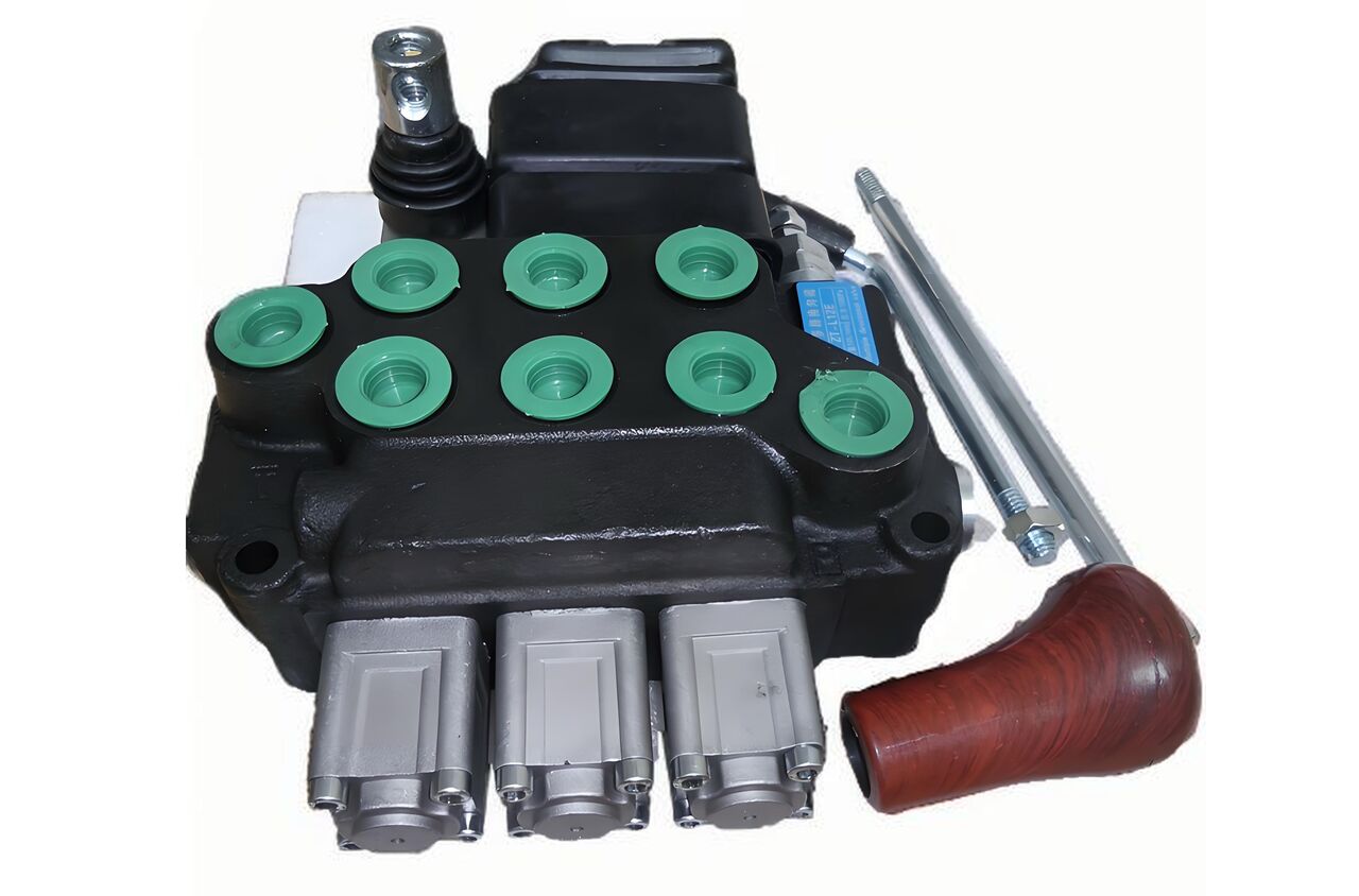 Qingdao Promising 2 Handle 3 Spool Monoblock Hydraulic Directional Control Valve for FLAND FL45 Loader - Válvula hidráulica para Cargadora de ruedas: foto 2 Qingdao Promising 2 Handle 3 Spool Monoblock Hydraulic Directional Control Valve for FLAND FL45 Loader - Válvula hidráulica para Cargadora de ruedas: foto 2