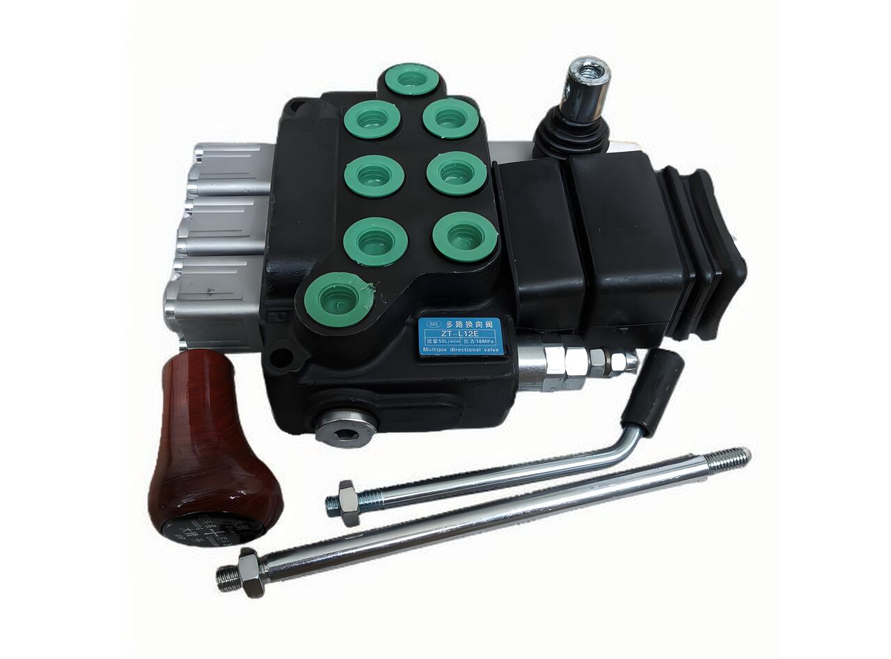 Qingdao Promising 2 Handle 3 Spool Monoblock Hydraulic Directional Control Valve for FLAND FL45 Loader - Válvula hidráulica para Cargadora de ruedas: foto 1 Qingdao Promising 2 Handle 3 Spool Monoblock Hydraulic Directional Control Valve for FLAND FL45 Loader - Válvula hidráulica para Cargadora de ruedas: foto 1