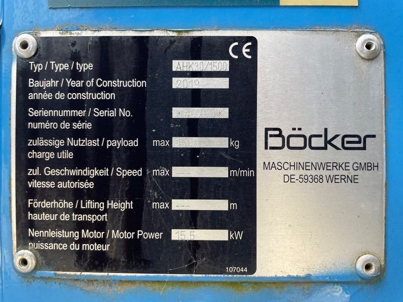 Böcker AHK 30/1500 - Grúa todo terreno: foto 3 Böcker AHK 30/1500 - Grúa todo terreno: foto 3