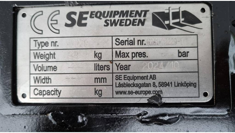 SE Equipment Asfaltsskär S60 - Cizalla de demolición para Maquinaria de construcción: foto 4 SE Equipment Asfaltsskär S60 - Cizalla de demolición para Maquinaria de construcción: foto 4