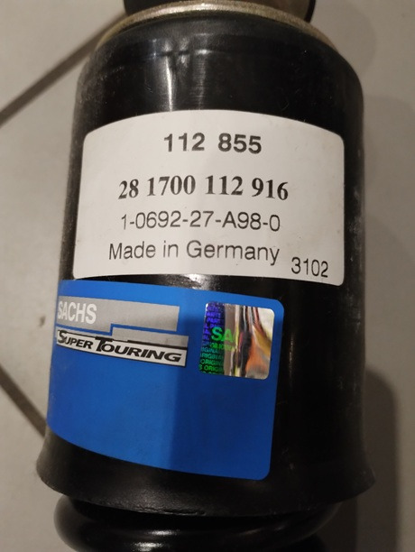 AMORTYZATOR KABINY MAN F90 F2000 112855 SACHS 81417226033 - Suspensión de cabina: foto 2 AMORTYZATOR KABINY MAN F90 F2000 112855 SACHS 81417226033 - Suspensión de cabina: foto 2