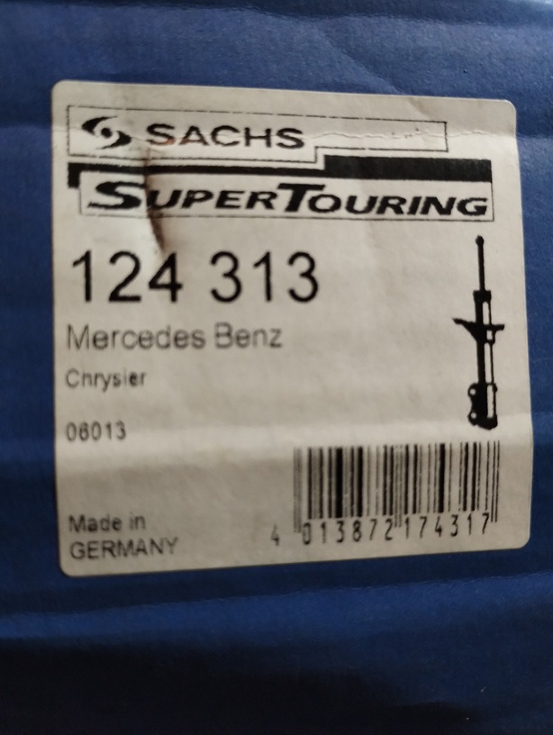 AMORTYZATOR TYLNI 124313 SACHS 0053261000 MERCEDES MP1 MP2 MP3 ACTROS AXOR ATEGO - Amortiguadores: foto 2 AMORTYZATOR TYLNI 124313 SACHS 0053261000 MERCEDES MP1 MP2 MP3 ACTROS AXOR ATEGO - Amortiguadores: foto 2