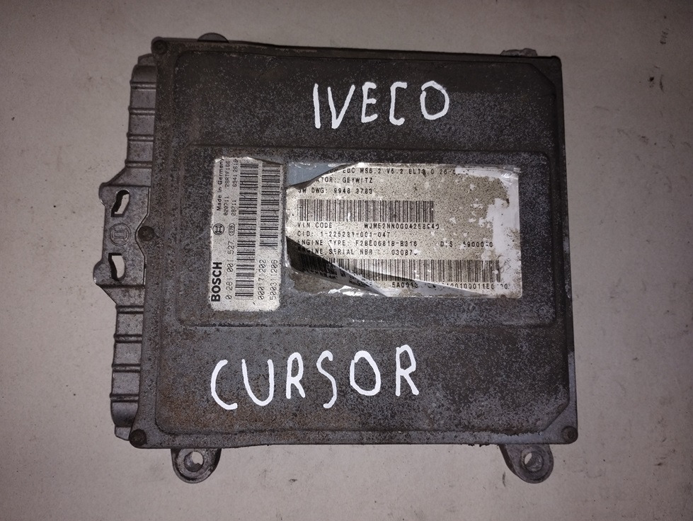 STEROWNIK SILNIKA IVECO CURSOR 0281001527 F3BE0681 D 500311206 - Unidad de control: foto 1 STEROWNIK SILNIKA IVECO CURSOR 0281001527 F3BE0681 D 500311206 - Unidad de control: foto 1