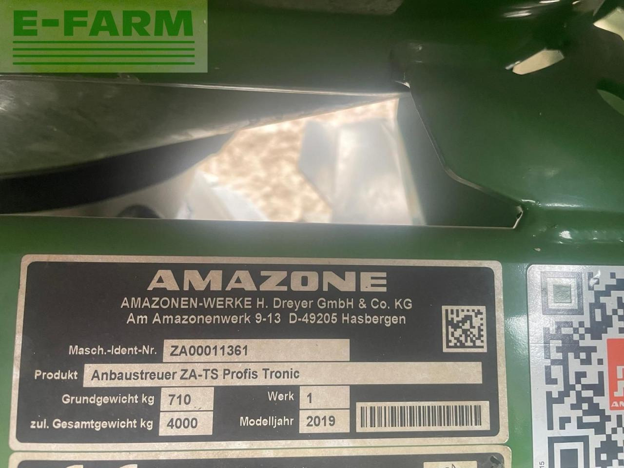 Esparcidor de fertilizantes Amazone ZA-TS 3200: foto 6