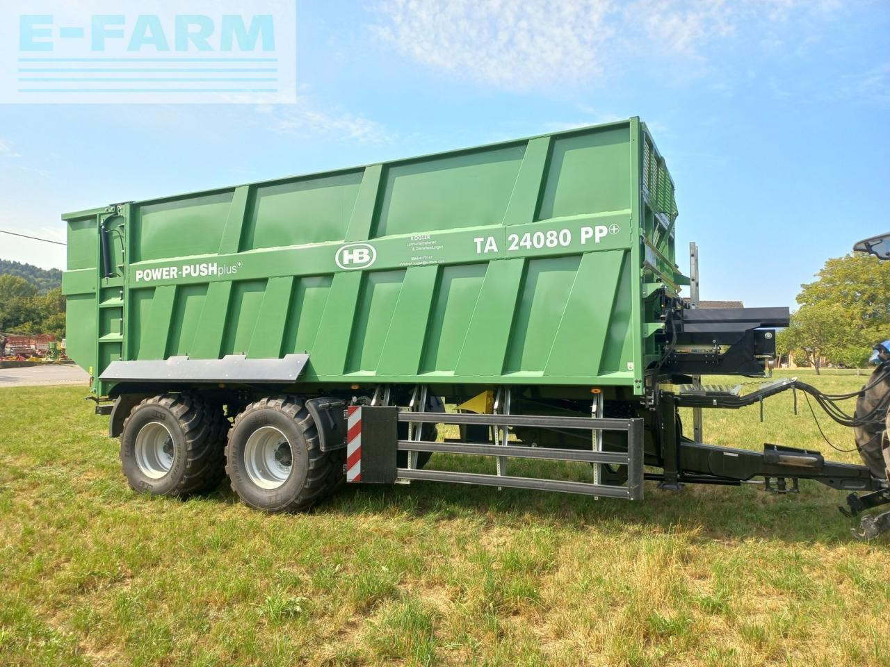 Brantner powerpush 24080 + - Remolque volquete agrícola: foto 1 Brantner powerpush 24080 + - Remolque volquete agrícola: foto 1