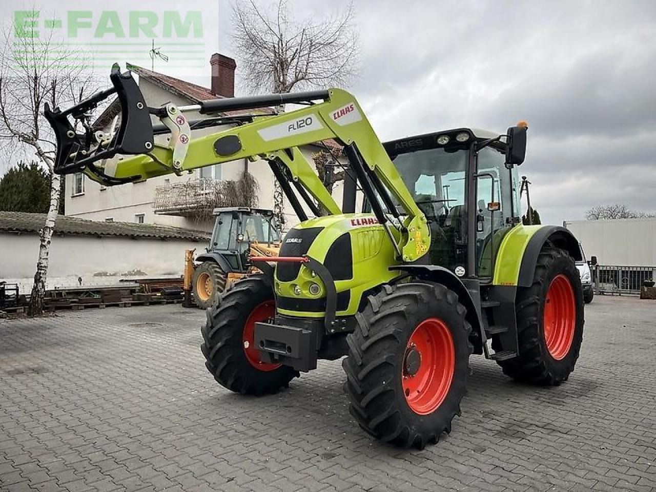CLAAS ares 617 atz + claas fl120 ATZ - Tractor: foto 1 CLAAS ares 617 atz + claas fl120 ATZ - Tractor: foto 1