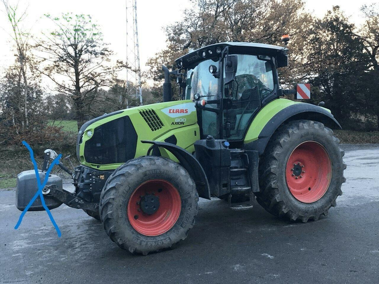 CLAAS axion 800 hexashift s5 - Tractor: foto 1 CLAAS axion 800 hexashift s5 - Tractor: foto 1