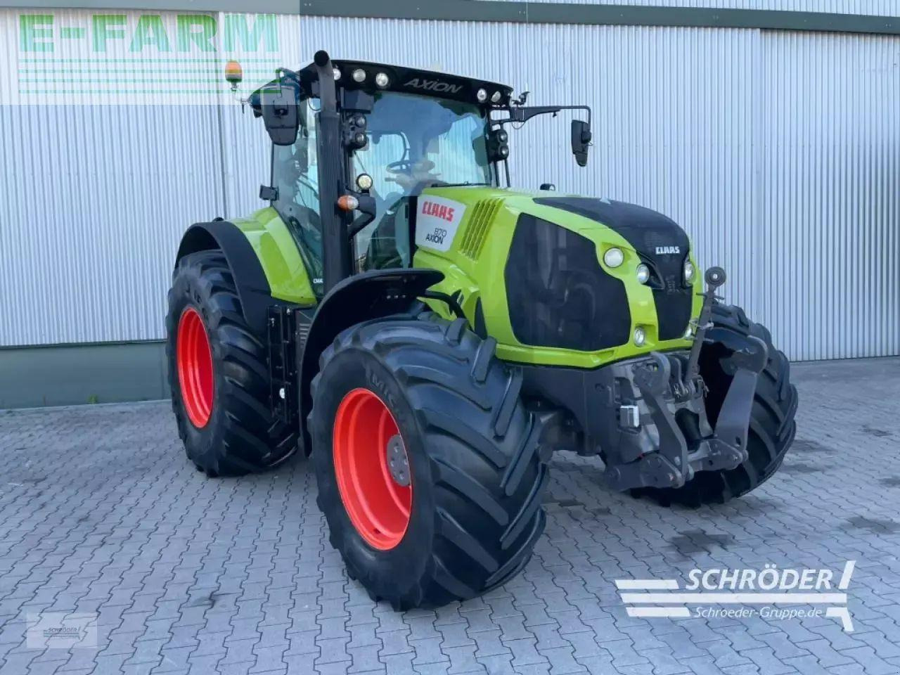 CLAAS axion 870 cmatic rtk CMATIC - Tractor: foto 1 CLAAS axion 870 cmatic rtk CMATIC - Tractor: foto 1
