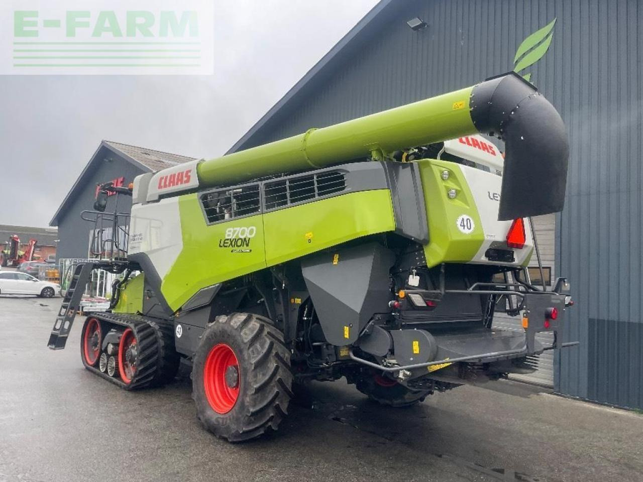 Cosechadora de granos CLAAS lexion 8700 terra trac: foto 9