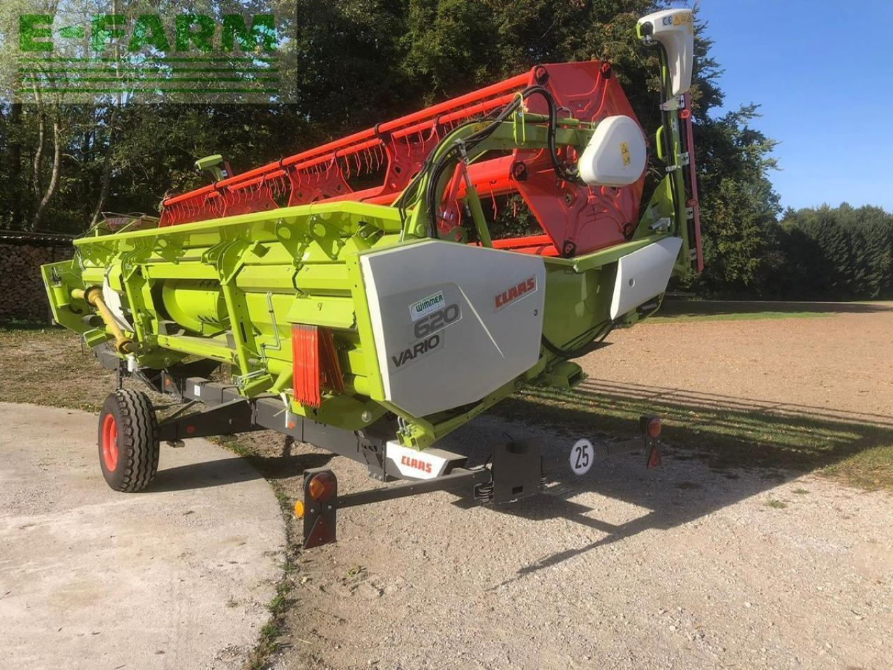 CLAAS v 620 mit wagen - Cabezal de grano: foto 4 CLAAS v 620 mit wagen - Cabezal de grano: foto 4